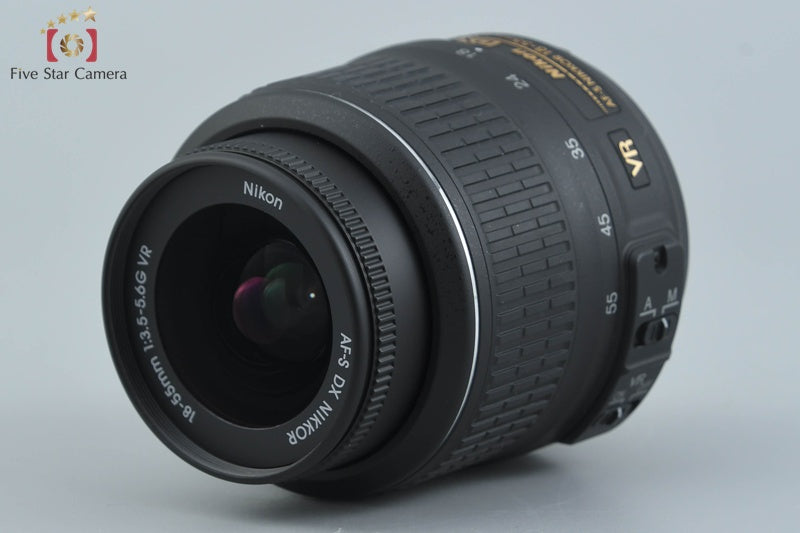 "Count 2,994" Nikon D3200 24.2 MP DSLR Black AF-S DX NIKKOR 18-55 VR Lens