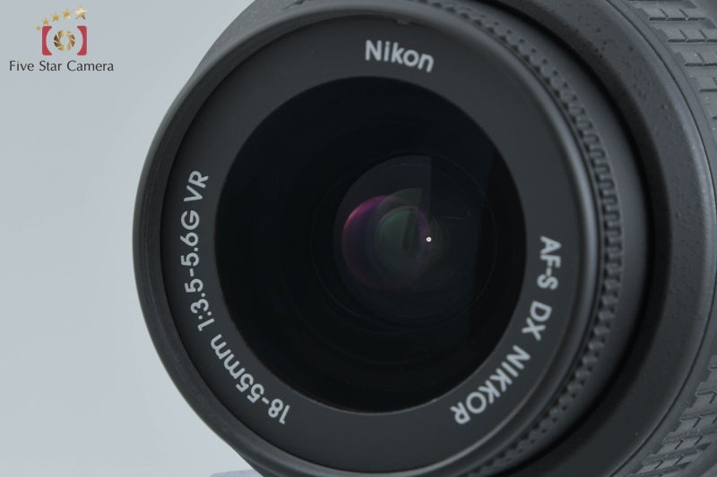 "Count 2,994" Nikon D3200 24.2 MP DSLR Black AF-S DX NIKKOR 18-55 VR Lens