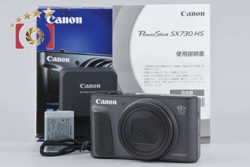 Canon PowerShot SX730 HS Black 20.3 MP Digital Camera w/ Box