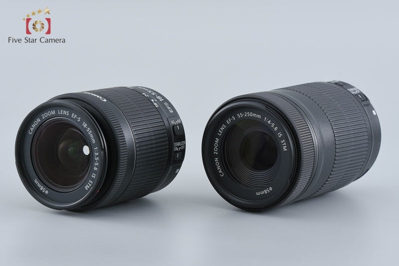 "Count 242" Canon EOS Kiss X9 / Rebel SL2 / 200D Black 24.2 MP 18-55 55-250 Lens