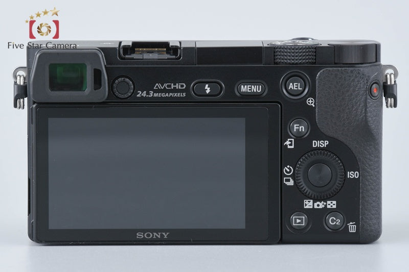 Sony Alpha α6000 ILCE-6000 Black Mirrorless camera [Japanese Language Only]