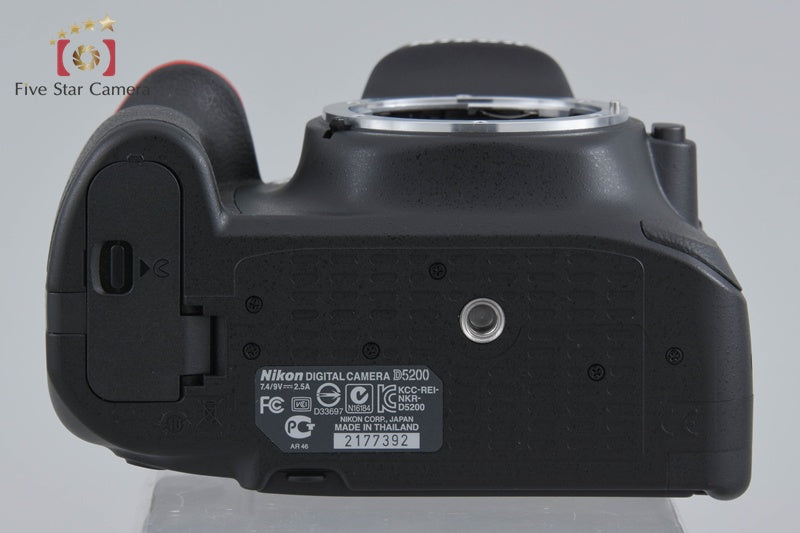 "Shutter count 754" Nikon D5200 Black 24.1 MP Digital SLR Camera Body
