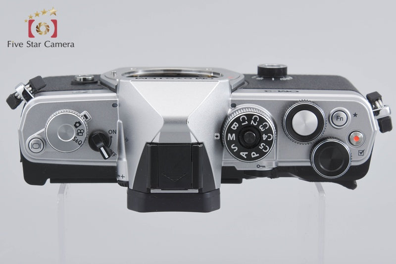 "Shutter Count 5,518" OM SYSTEM OM-3 Silver 20.4 MP Mirrorless Camera w/ Box