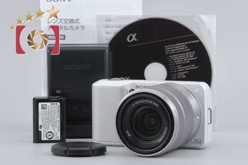 Sony Alpha NEX-3 16.1 MP White 18-55 Lens [Japanese Language Only]
