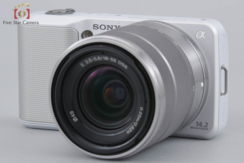 Sony Alpha NEX-3 16.1 MP White 18-55 Lens [Japanese Language Only]