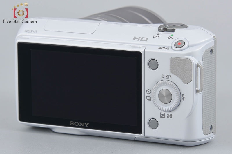 Sony Alpha NEX-3 16.1 MP White 18-55 Lens [Japanese Language Only]