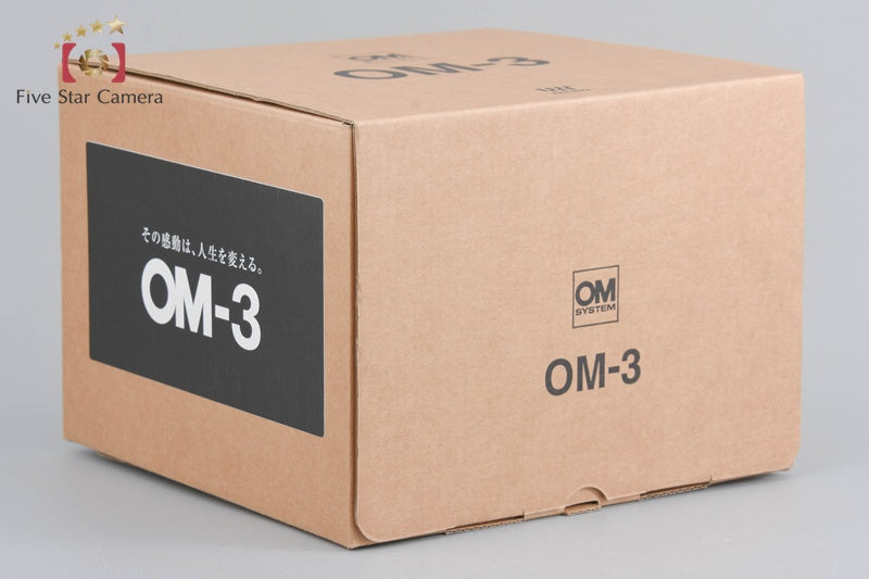 "Shutter Count 5,518" OM SYSTEM OM-3 Silver 20.4 MP Mirrorless Camera w/ Box