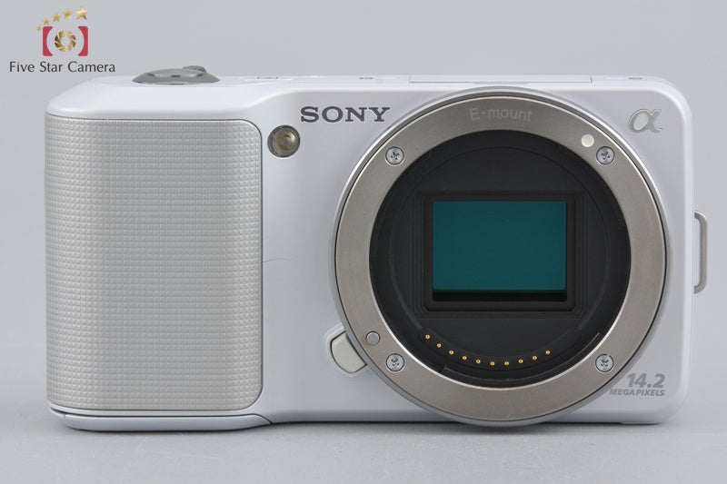 Sony Alpha NEX-3 16.1 MP White 18-55 Lens [Japanese Language Only]