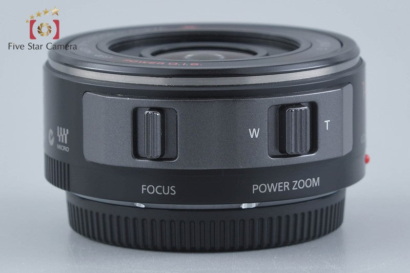 Panasonic LUMIX G X VARIO PZ 14-42mm f/3.5-5.6 ASPH. POWER O.I.S H-PS14042 Black