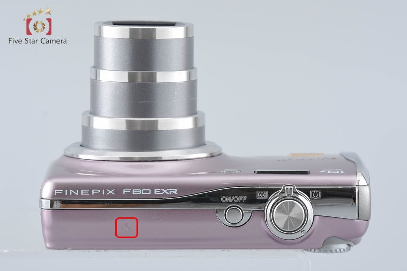 Fujifilm FinePix F80EXR Pink 12.0 MP Digital Camera w/ Box