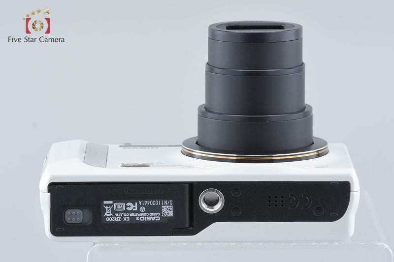 Casio HIGH SPEED EXILIM EX-ZR200 White 16.1 MP Digital Camera