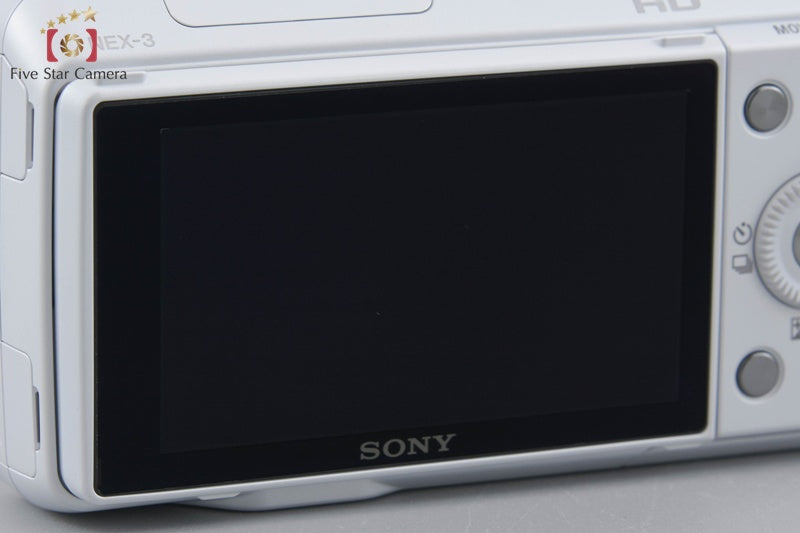 Sony Alpha NEX-3 16.1 MP White 18-55 Lens [Japanese Language Only]