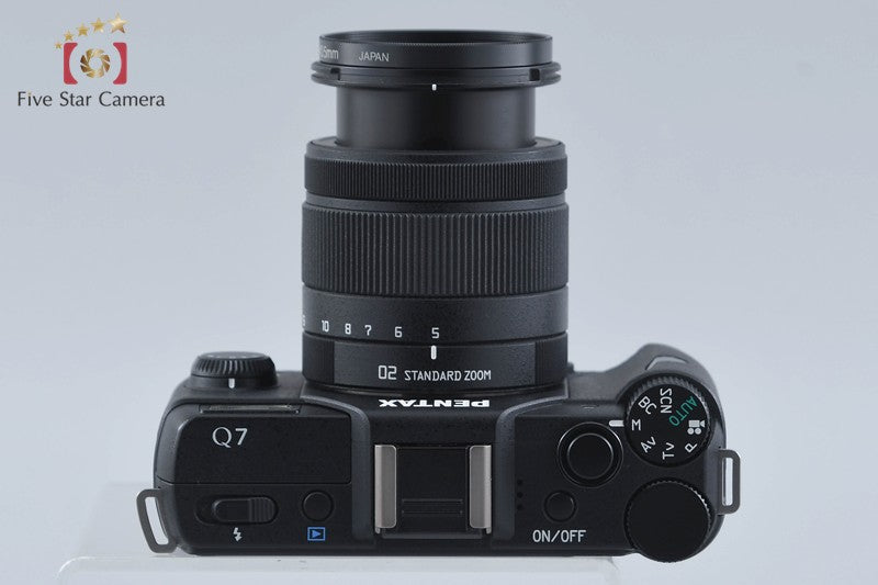 "Shutter count 4,239" PENTAX Q7 Black 12.4 MP Digital Camera 5-15 Lens w/ Box