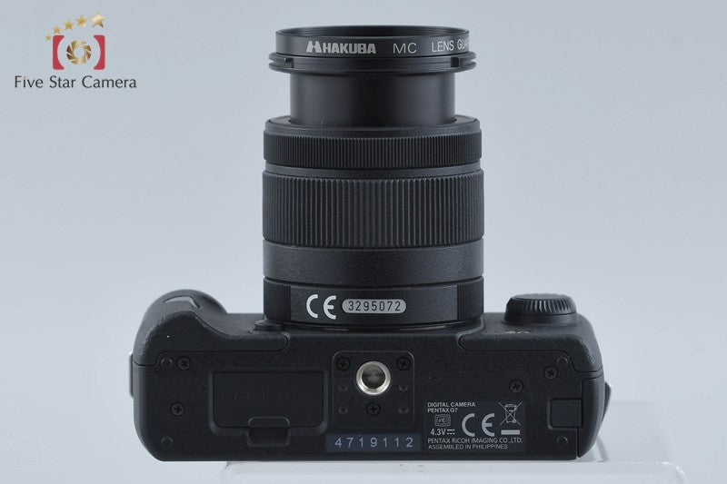 "Shutter count 4,239" PENTAX Q7 Black 12.4 MP Digital Camera 5-15 Lens w/ Box