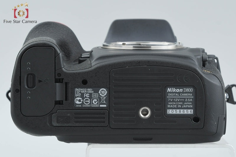 "Count 47" Nikon D800 36.3 MP Full Frame Digital SLR Camera Body