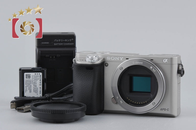 "Shutter count 858" Sony Alpha α6000 ILCE-6000 Silver [Japanese Language Only]