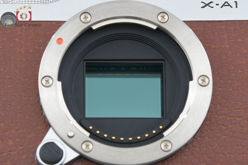 Fujifilm X-A1 Brown 16.3 MP Digital Camera 16-50mm Lens