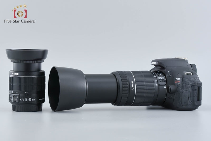 Canon EOS Kiss X5 / Rebel T3i / 600D 18.0 MP 18-55 55-250 Lenses