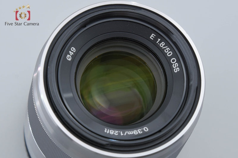 SONY E 50mm f/1.8 OSS SEL50F18 Silver