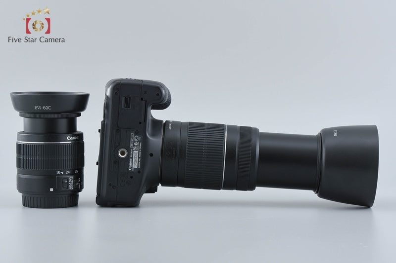 Canon EOS Kiss X5 / Rebel T3i / 600D 18.0 MP 18-55 55-250 Lenses