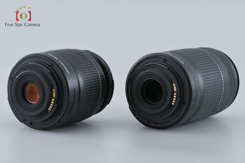 Canon EOS Kiss X5 / Rebel T3i / 600D 18.0 MP 18-55 55-250 Lenses