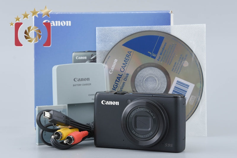 Canon PowerShot S95 Black 10.0 MP Digital Camera w/ Box