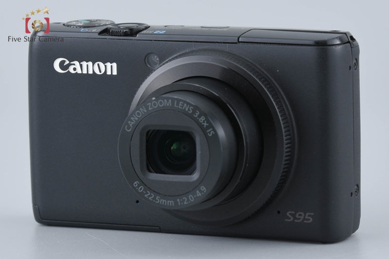 Canon PowerShot S95 Black 10.0 MP Digital Camera w/ Box