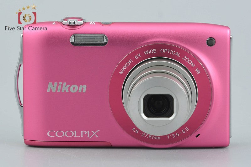Nikon COOLPIX S3300 Strawberry Pink 16.0 MP Digital Camera