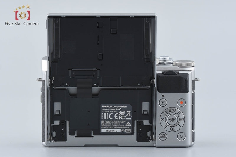 Fujifilm X-A5 Silver 24.2 MP Digital Mirrorless Camera 15-45 Lens
