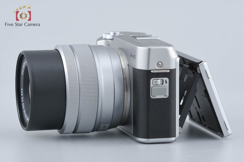 Fujifilm X-A5 Silver 24.2 MP Digital Mirrorless Camera 15-45 Lens
