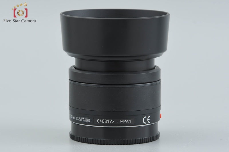 Sony 50mm f/1.4 SAL50F14 for Sony A Mount Lens w/ Box