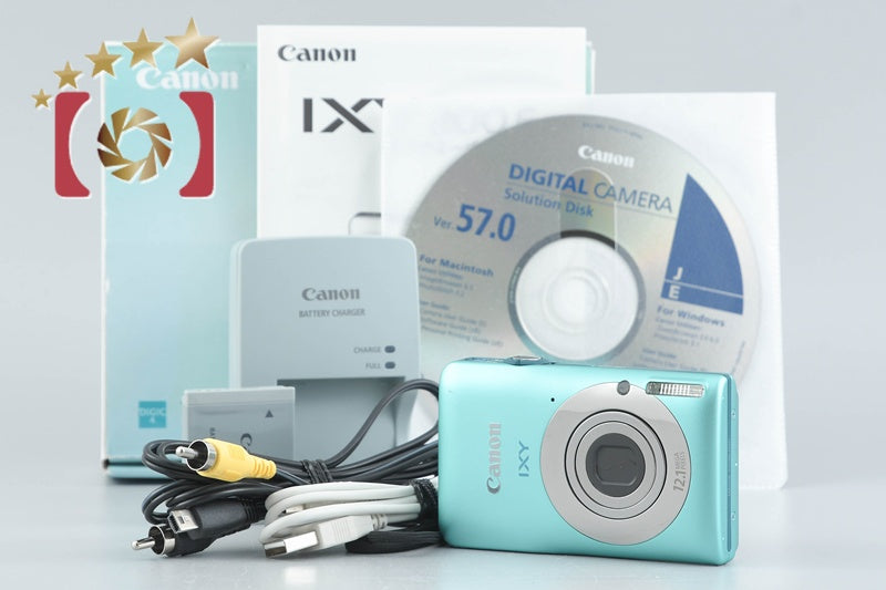 Canon IXY 200F Green 12.1 MP Digital Camera w/ Box