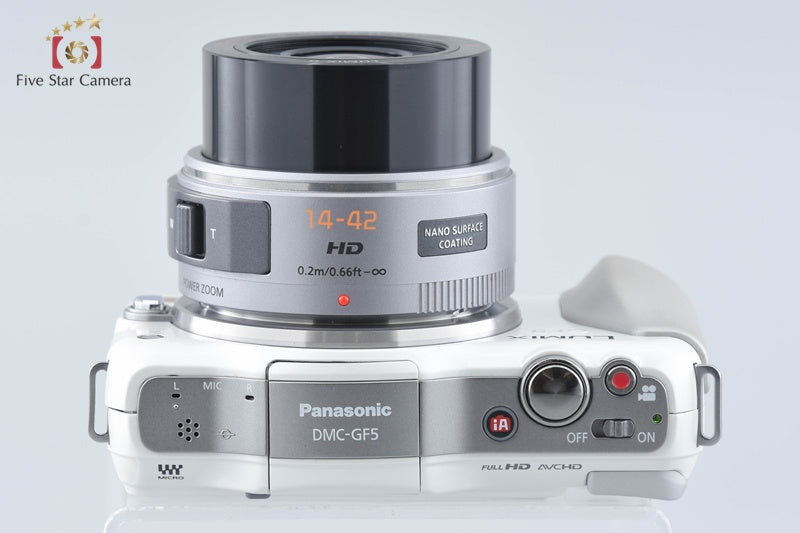 Panasonic LUMIX DMC-GF5X Shell White 14-42 Lens [Japanese Language Only]