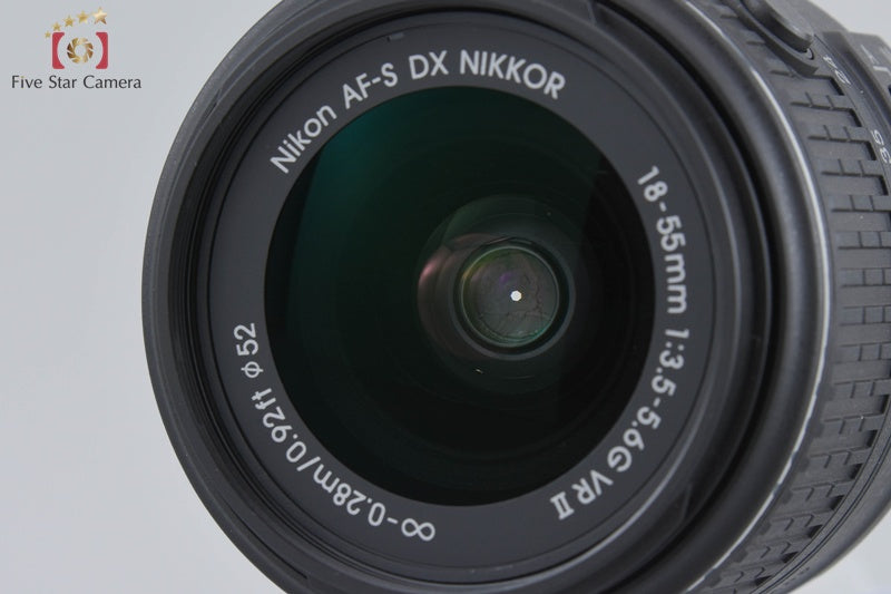 "Count 1,540" Nikon D5300 Black 24.2 MP DSLR Camera 18-55 VR II Lens