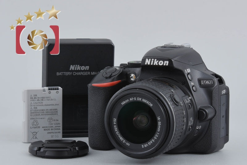 Nikon D5600 24.2 MP DSLR + AF-S DX NIKKOR 18-55mm f/3.5-5.6 G VR II