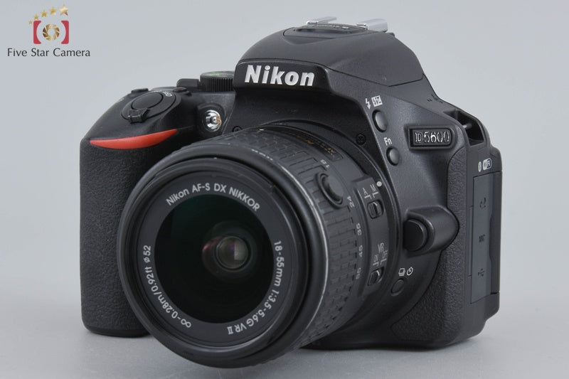 Nikon D5600 24.2 MP DSLR + AF-S DX NIKKOR 18-55mm f/3.5-5.6 G VR II