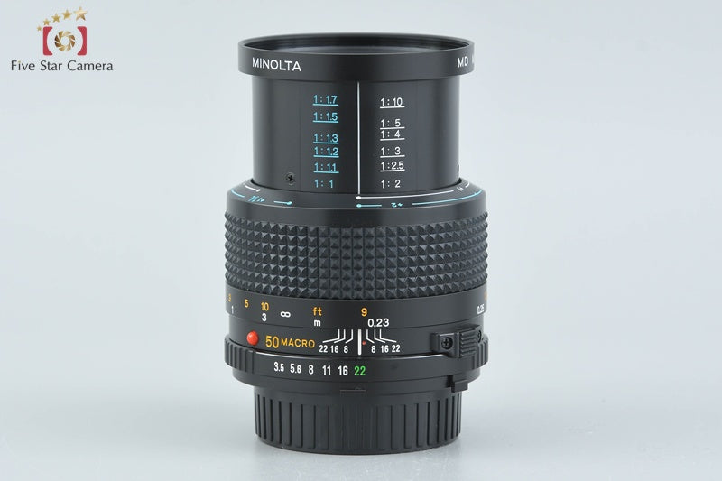 Minolta New MD MACRO ROKKOR 50mm f/3.5
