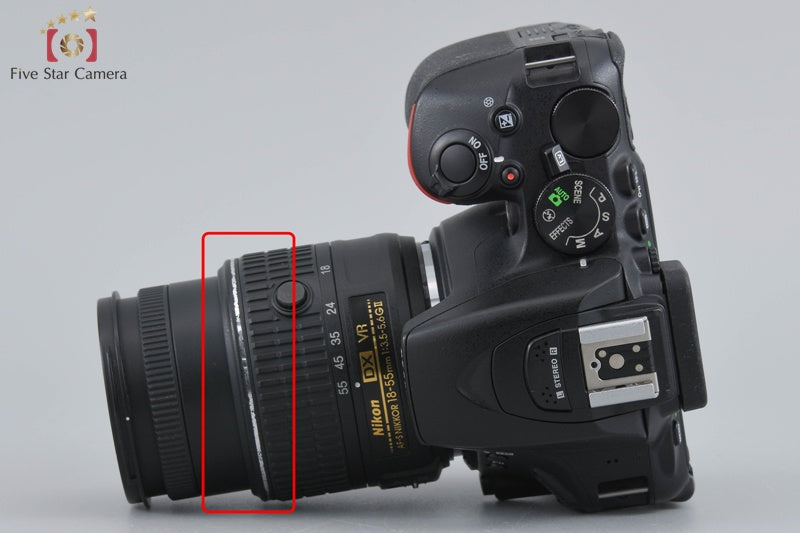 Nikon D5600 24.2 MP DSLR + AF-S DX NIKKOR 18-55mm f/3.5-5.6 G VR II