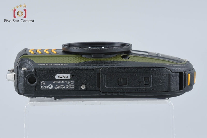 "Count 267" Ricoh Pentax WG-3 GPS Green 16.0 MP Waterproof Action Camera w/ Box
