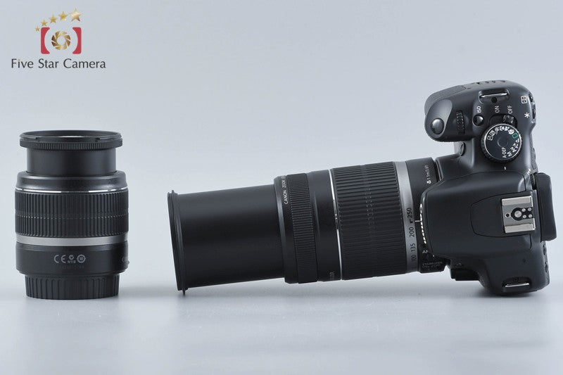 "Count 3,604" Canon EOS Kiss X2 / Rebel XSi / 450D 12.2 MP 18-55 55-250 Lenses