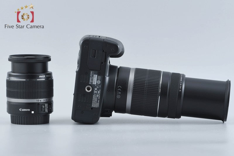 "Count 3,604" Canon EOS Kiss X2 / Rebel XSi / 450D 12.2 MP 18-55 55-250 Lenses