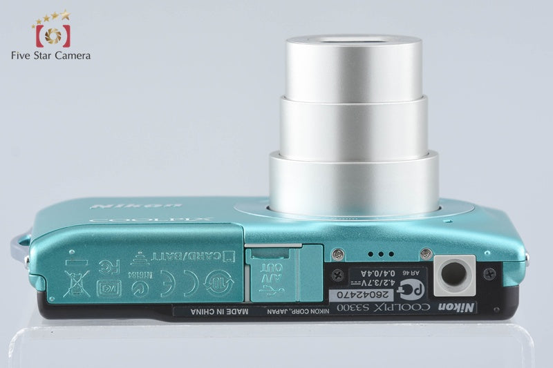 Nikon COOLPIX S3300 Mint Green 16.0 MP Digital Camera