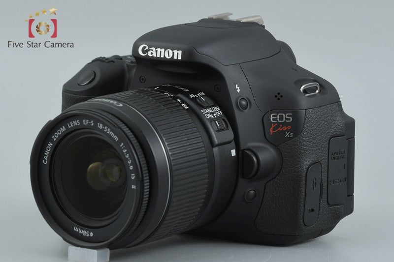 "Count 3,081" Canon EOS Kiss X5 / Rebel T3i / 600D 18.0 MP 18-55 55-250 Lenses