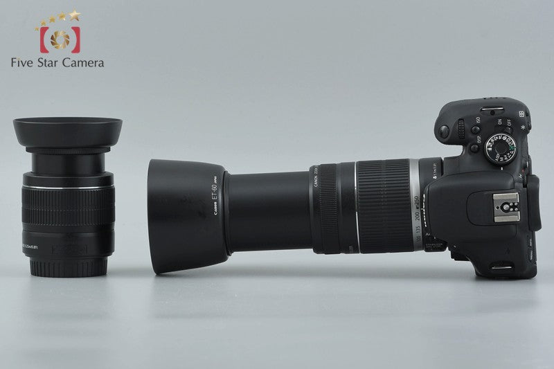 "Count 3,081" Canon EOS Kiss X5 / Rebel T3i / 600D 18.0 MP 18-55 55-250 Lenses