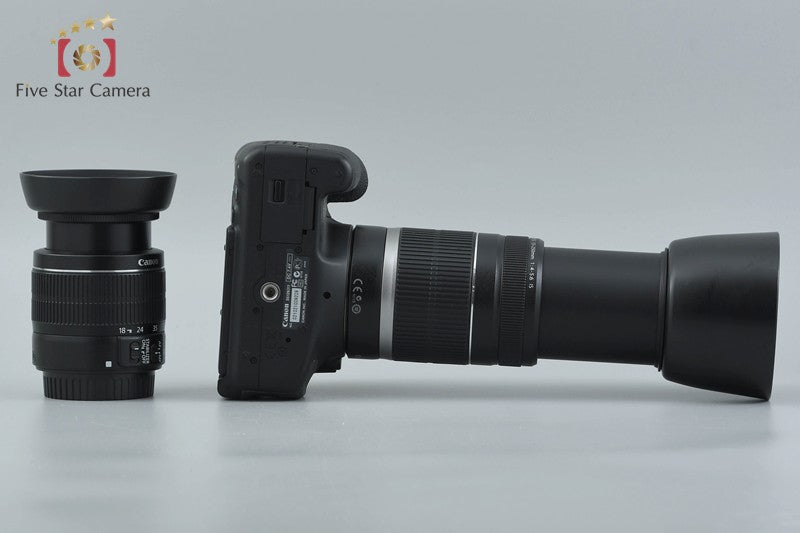 "Count 3,081" Canon EOS Kiss X5 / Rebel T3i / 600D 18.0 MP 18-55 55-250 Lenses