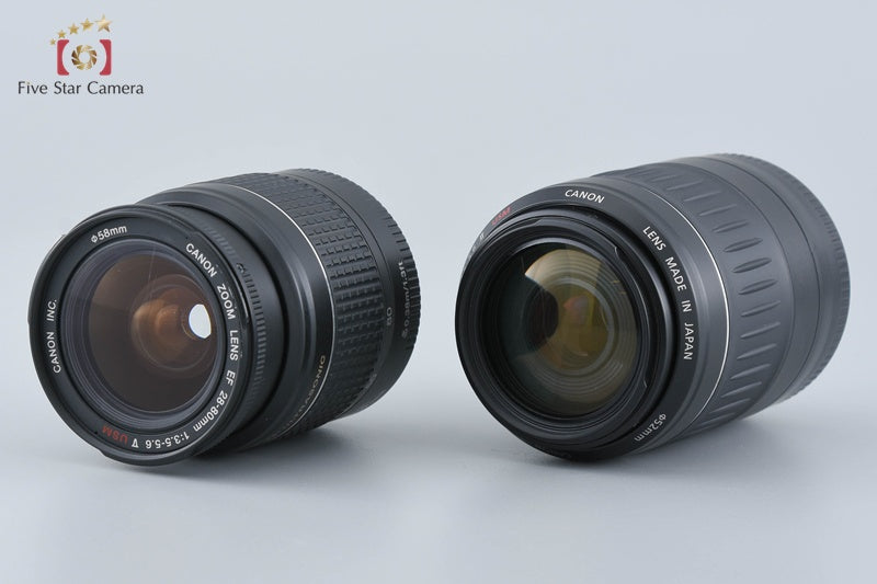 Canon EOS 10D 6.3 MP Digital SLR Camera EF 28-80 55-200 USM Lenses