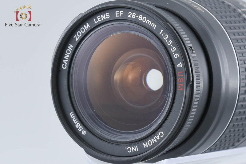 Canon EOS 10D 6.3 MP Digital SLR Camera EF 28-80 55-200 USM Lenses