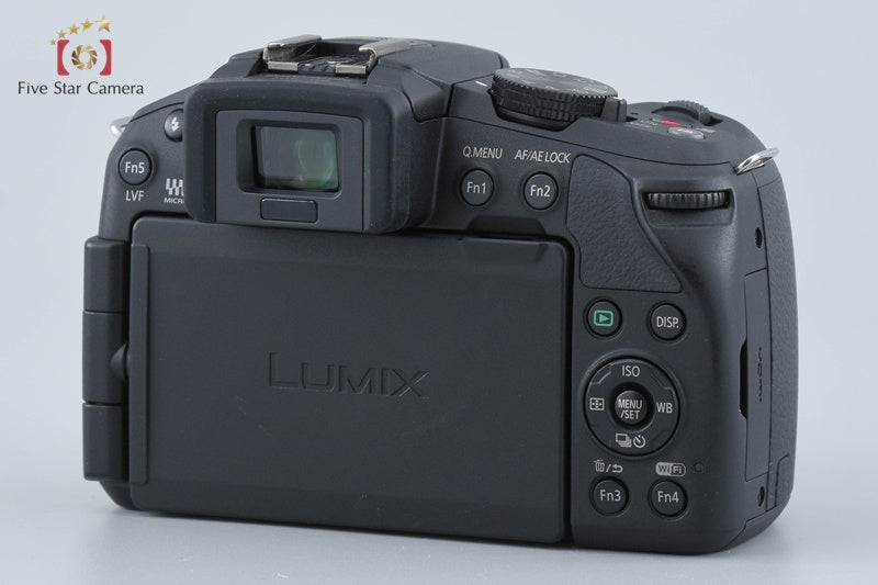 Panasonic LUMIX DMC-G6W Black Mirrorless Camera 14-42 45-150 Lenses Japanes Only