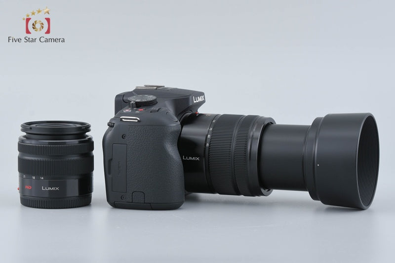 Panasonic LUMIX DMC-G6W Black Mirrorless Camera 14-42 45-150 Lenses Japanes Only