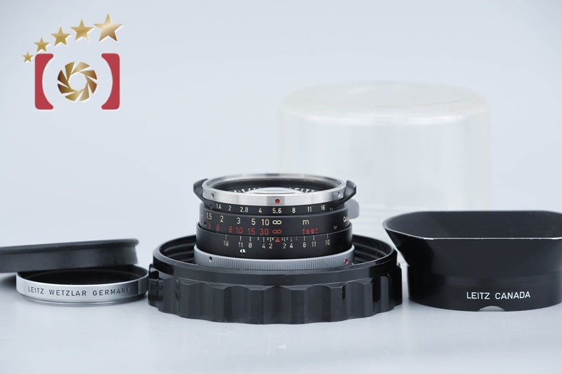 Very Rare!! Leica SUMMILUX 35mm f/1.4 Steel Rim Black Repainted ※Read!!